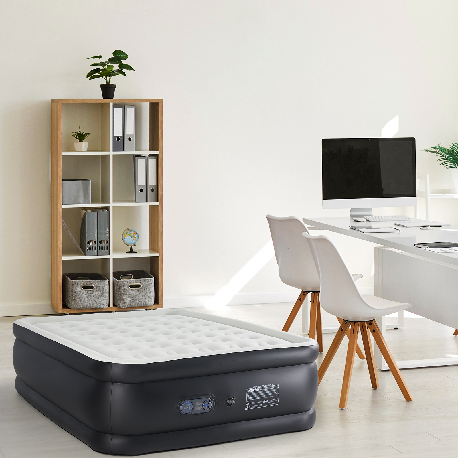 Memory Foam Topper - MCQ 16IN to 22IN Air Mattress