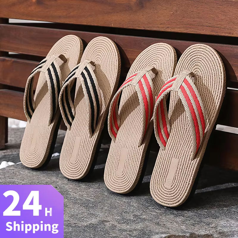 Home And Textiles - Summer Men Flip Flops Flat Sandals