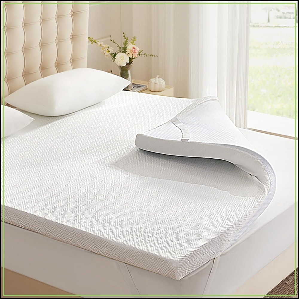 Memory Foam Topper - 3 Inch Memory Foam Mattress Topper
