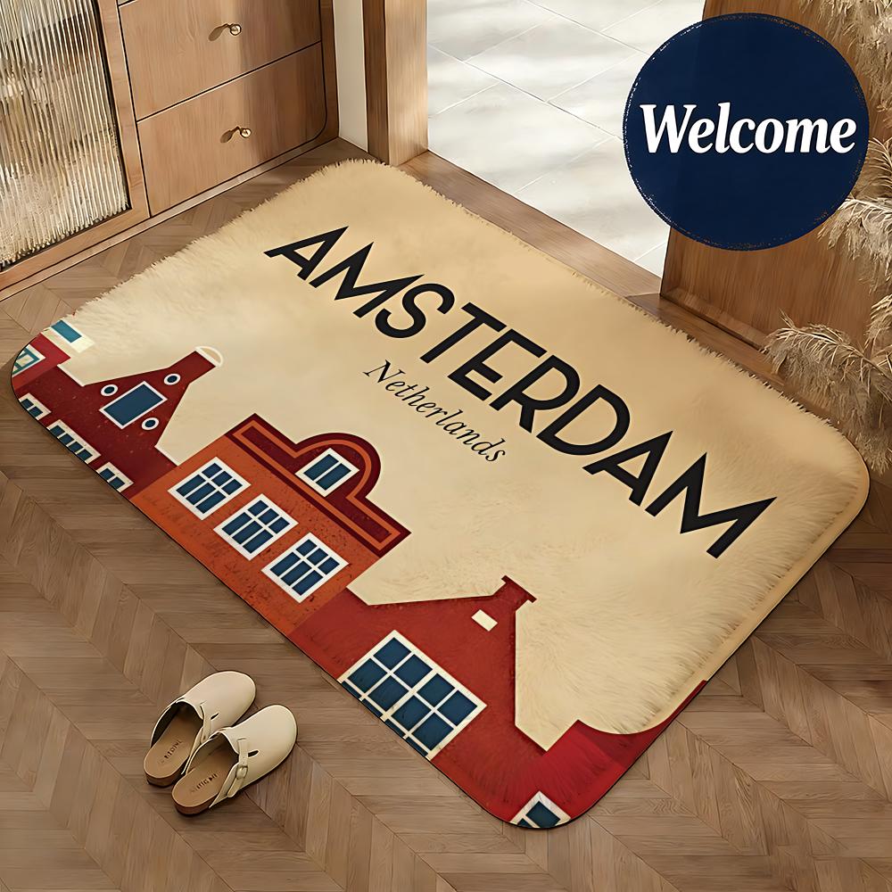 Soft Flannel Floor Mat Place A – обзор и цена Home Textiles Netherlands