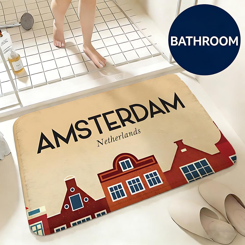 Soft Flannel Floor Mat Place A – обзор и цена Home Textiles Netherlands