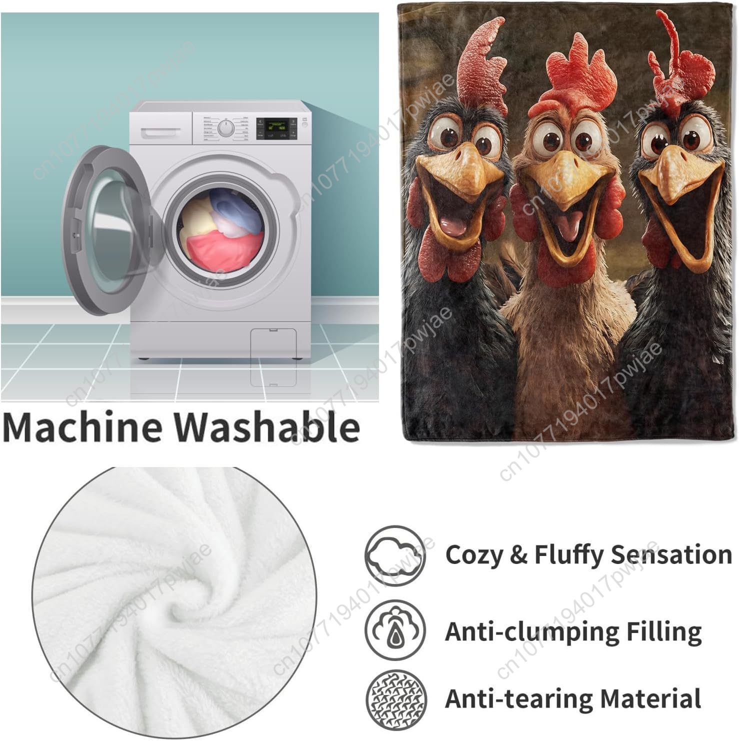 Chickens Blanket Gifts for Wom – обзор и цена Home And Textiles