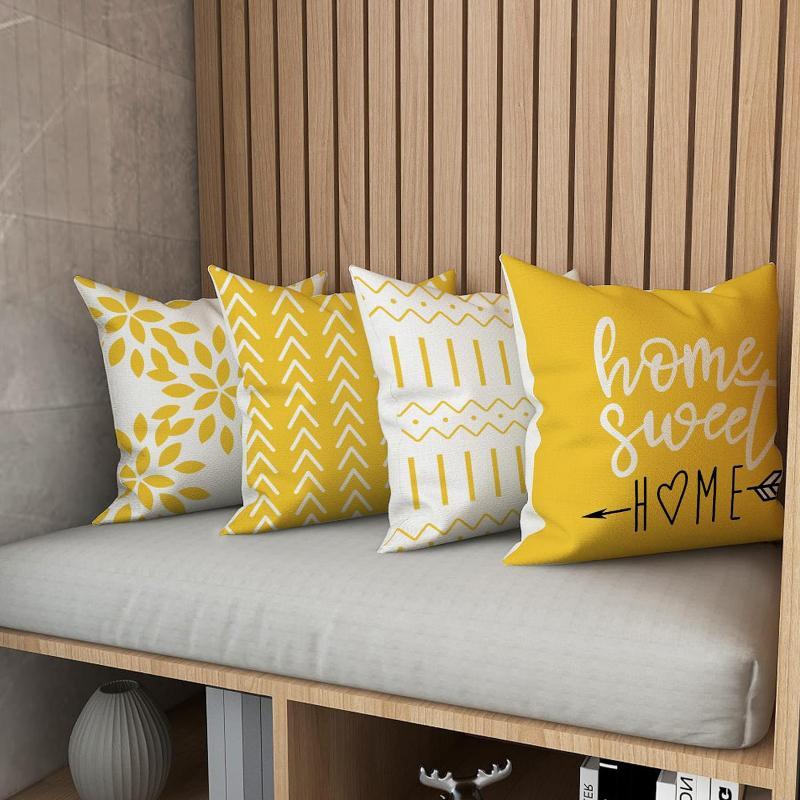 Geometric Pattern Pillow Case  – обзор и цена Home And Textiles
