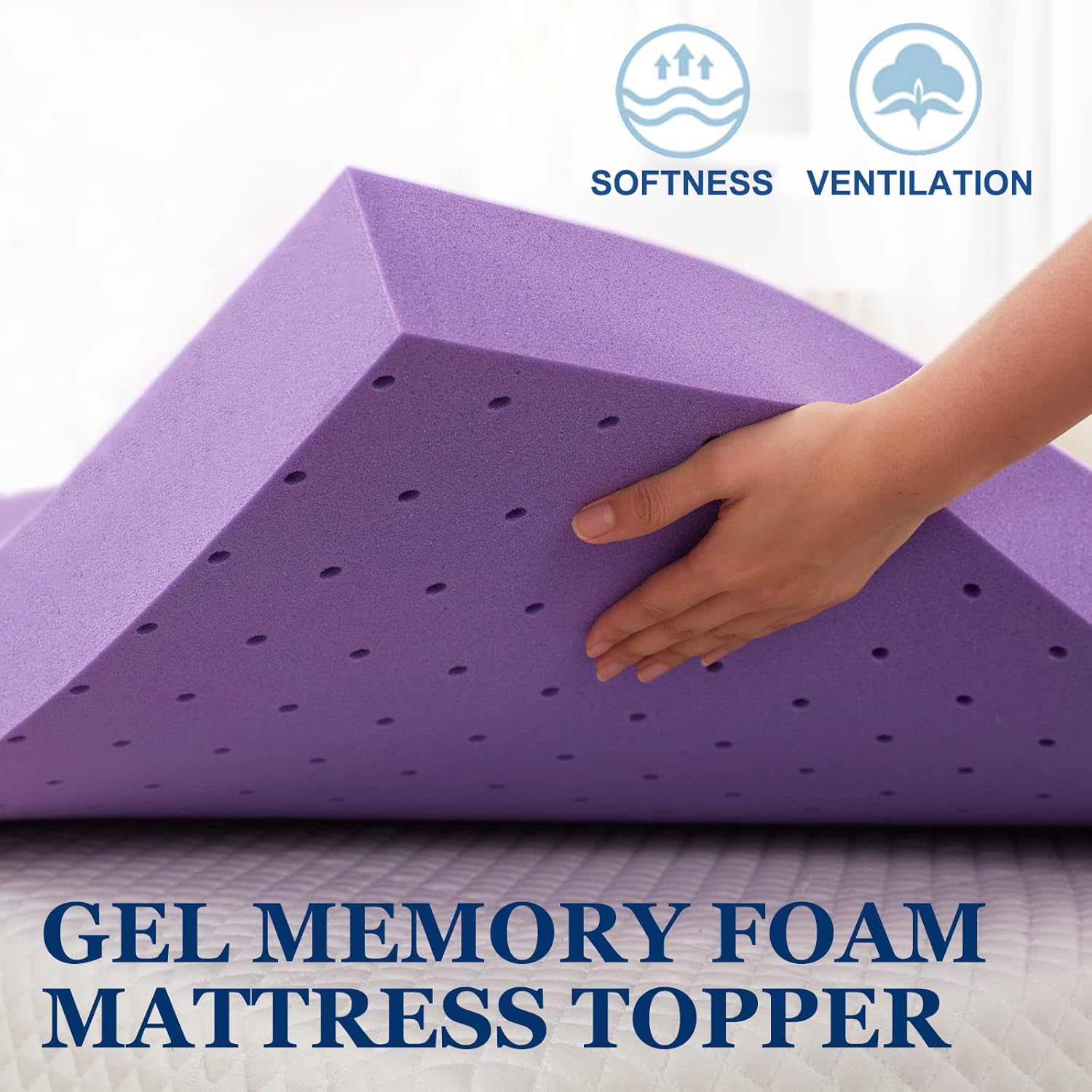 Gel Memory Foam Mattress Toppe – обзор и цена Memory Foam Topper