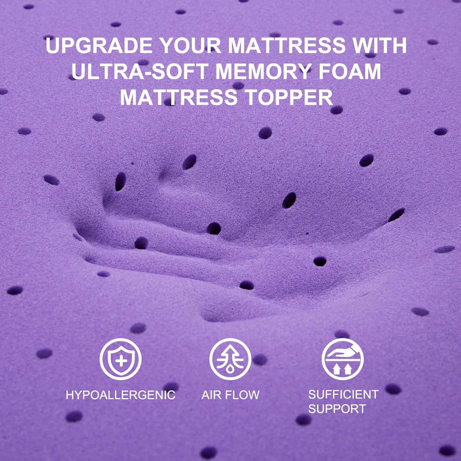 Gel Memory Foam Mattress Toppe – обзор и цена Memory Foam Topper