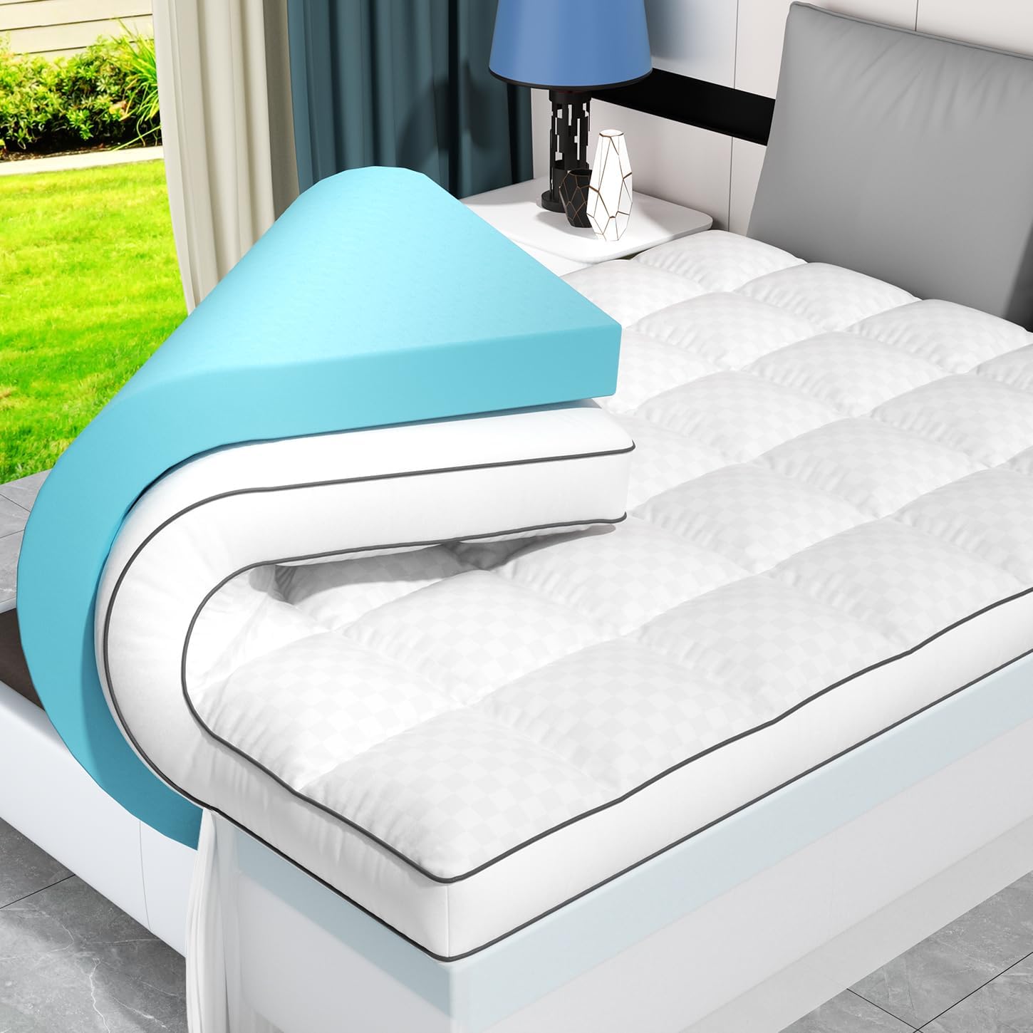Dual Layer 4 Inch Memory Foam  – обзор и цена Memory Foam Topper