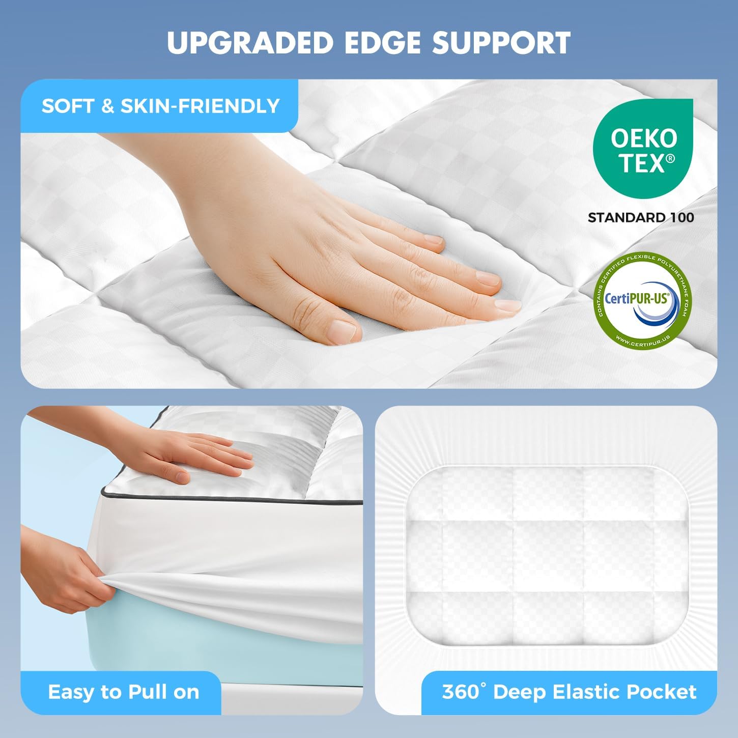 Dual Layer 4 Inch Memory Foam  – обзор и цена Memory Foam Topper