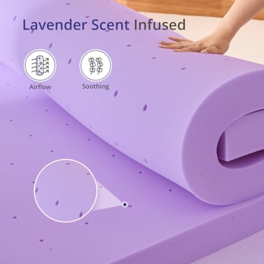 Lavender Scented Memory Foam M – обзор и цена Memory Foam Topper