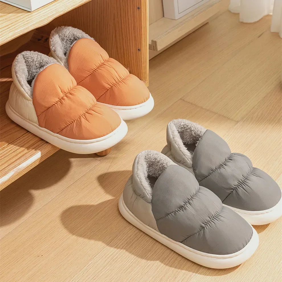 Women Men Slippers Winter Down – обзор и цена Home And Textiles