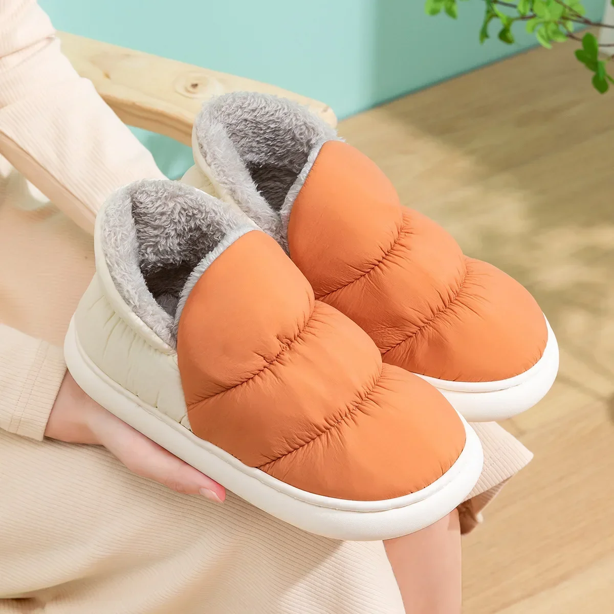 Women Men Slippers Winter Down – обзор и цена Home And Textiles