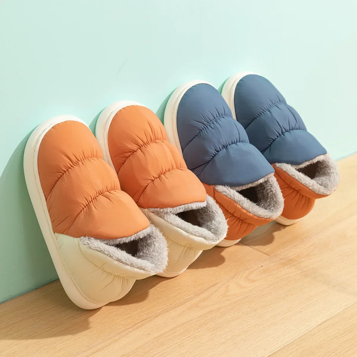 Women Men Slippers Winter Down – обзор и цена Home And Textiles