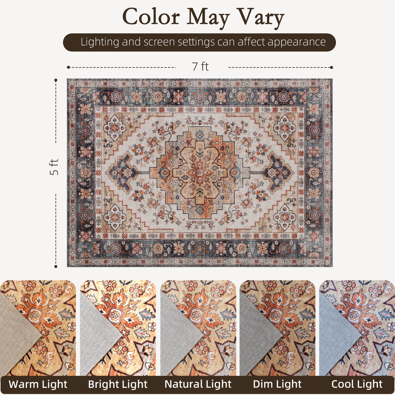Area Rug 5x7, Machine Washable – обзор и цена Home Textiles China