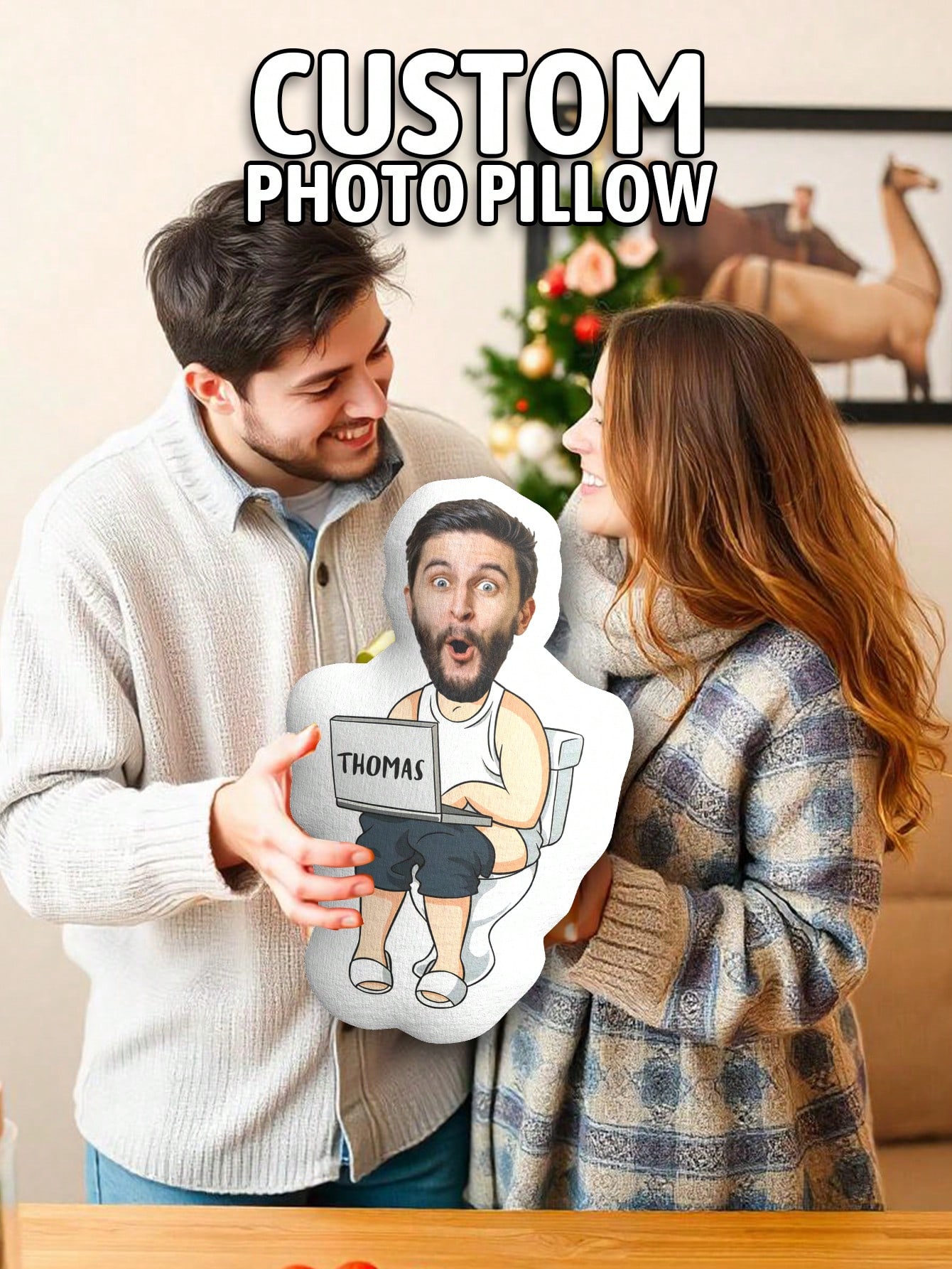 Custom Funny Ugly Face Pillow  – обзор и цена Home And Textiles