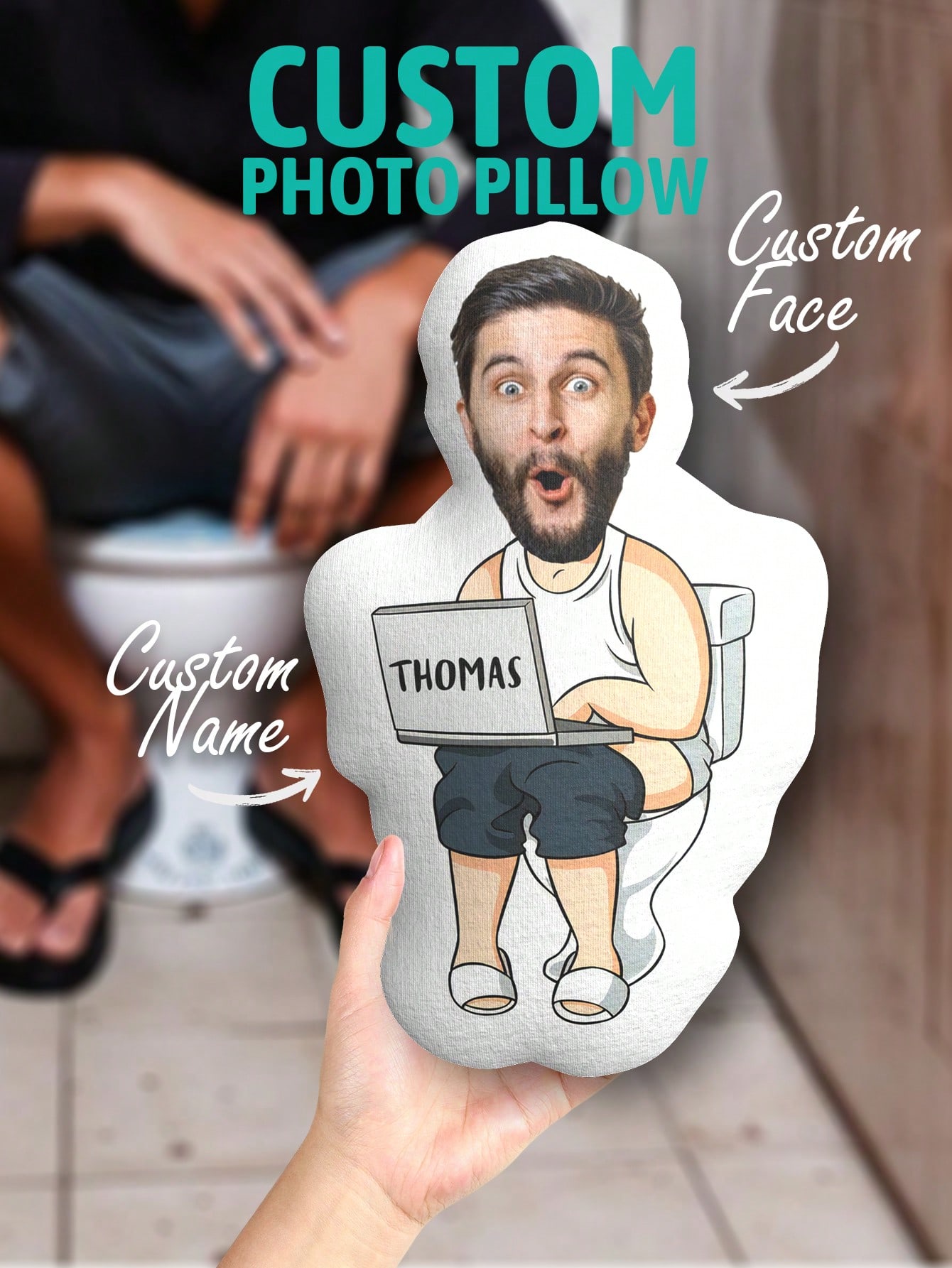 Custom Funny Ugly Face Pillow  – обзор и цена Home And Textiles