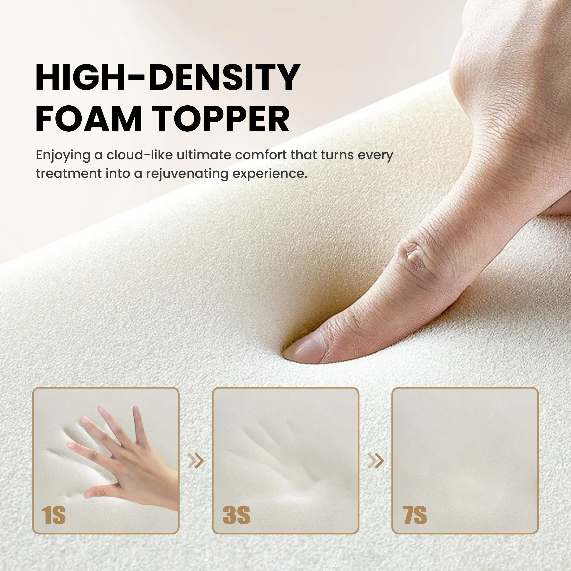 Curved Mattress Lash Bed Toppe – обзор и цена Memory Foam Topper