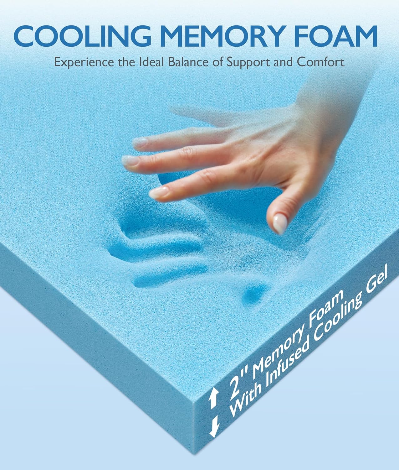 2 Inch Twin Cooling Memory Foa – обзор и цена Memory Foam Topper