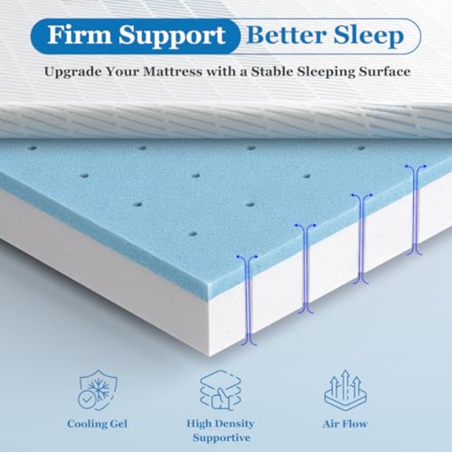 3 Inch Extra Firm Mattress Top – обзор и цена Memory Foam Topper