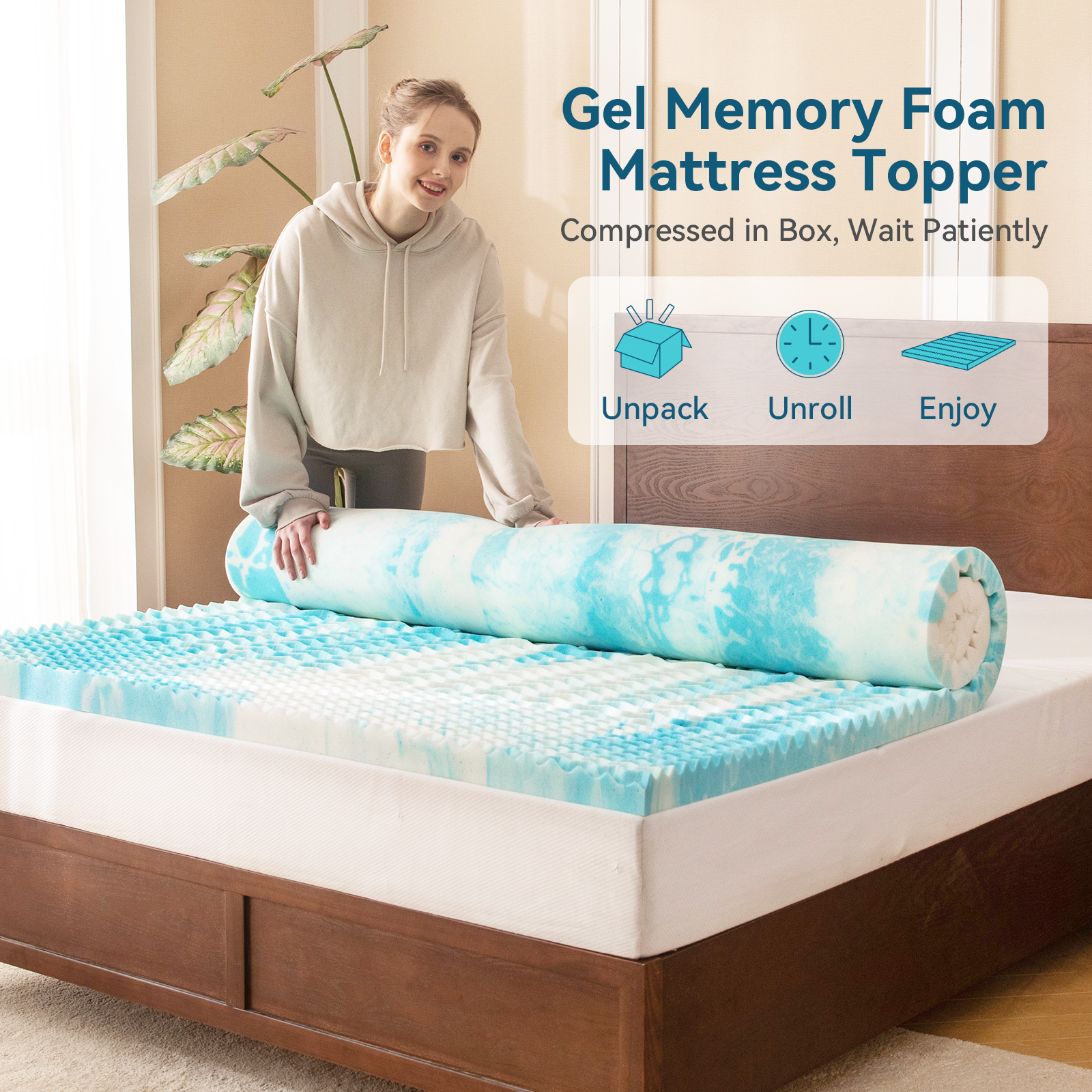 Hcore Mattress Topper, 5-Zone  – обзор и цена Memory Foam Topper