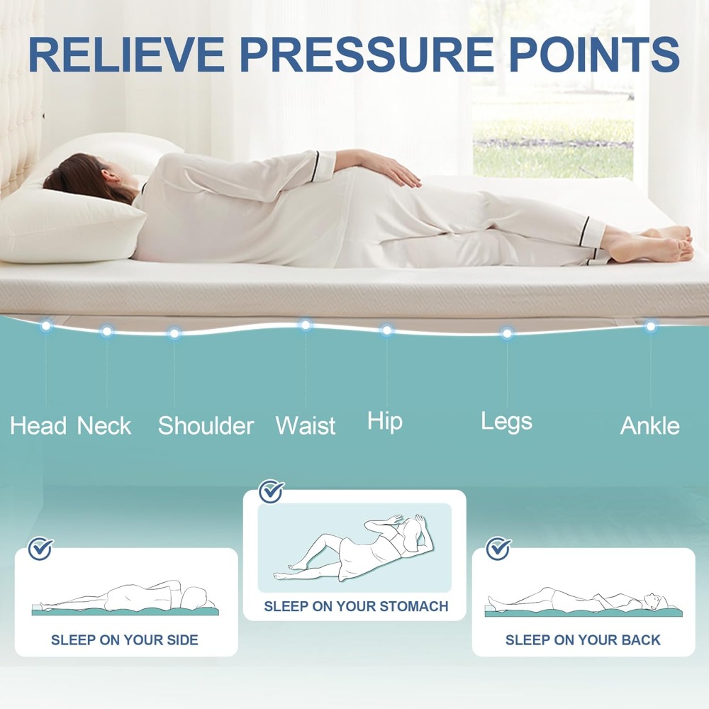 3 Inch Memory Foam Mattress To – обзор и цена Memory Foam Topper