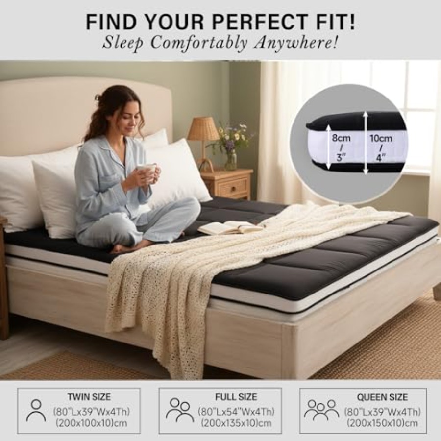 Queen Memory Foam Mattress Top – обзор и цена Memory Foam Topper