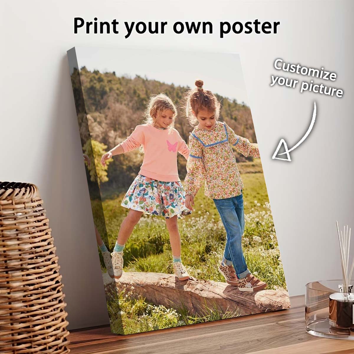 Custom photo canvas printing,  – обзор и цена Home And Textiles