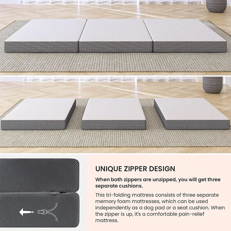 2026Portable Tri-Fold Memory F – обзор и цена Memory Foam Topper